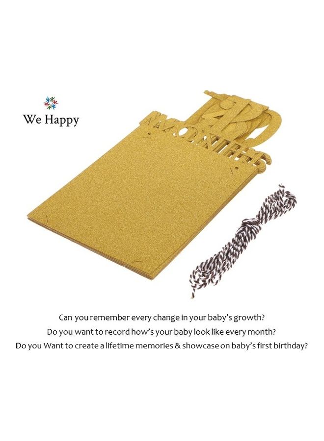 We Happy First Birthday Photo Frame 26 x 13cm  - Image 4
