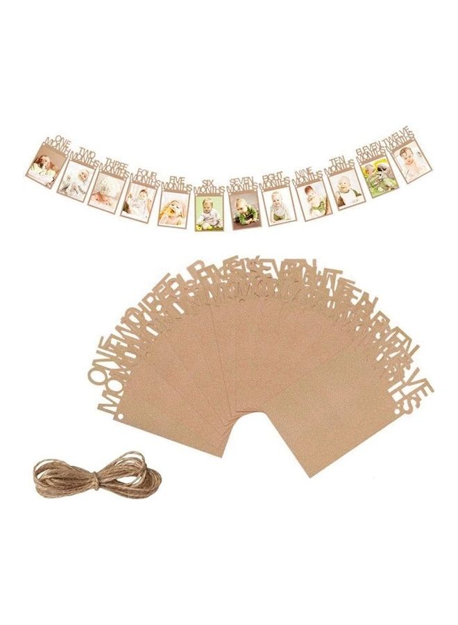 We Happy First Birthday Photo Frame 22 x 13cm - Image 1