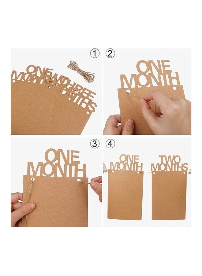 We Happy First Birthday Photo Frame 22 x 13cm - Image 2