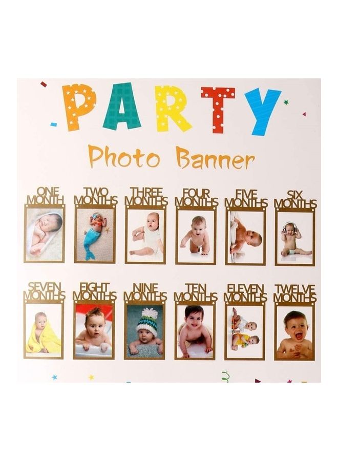 We Happy First Birthday Photo Frame 22 x 13cm - Image 3