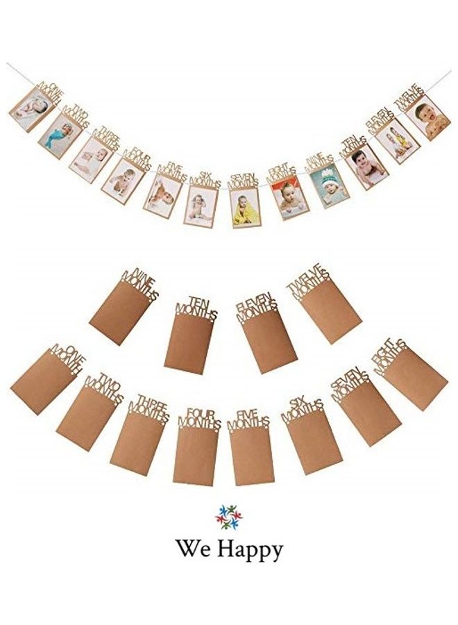 We Happy First Birthday Photo Frame 22 x 13cm - Image 5