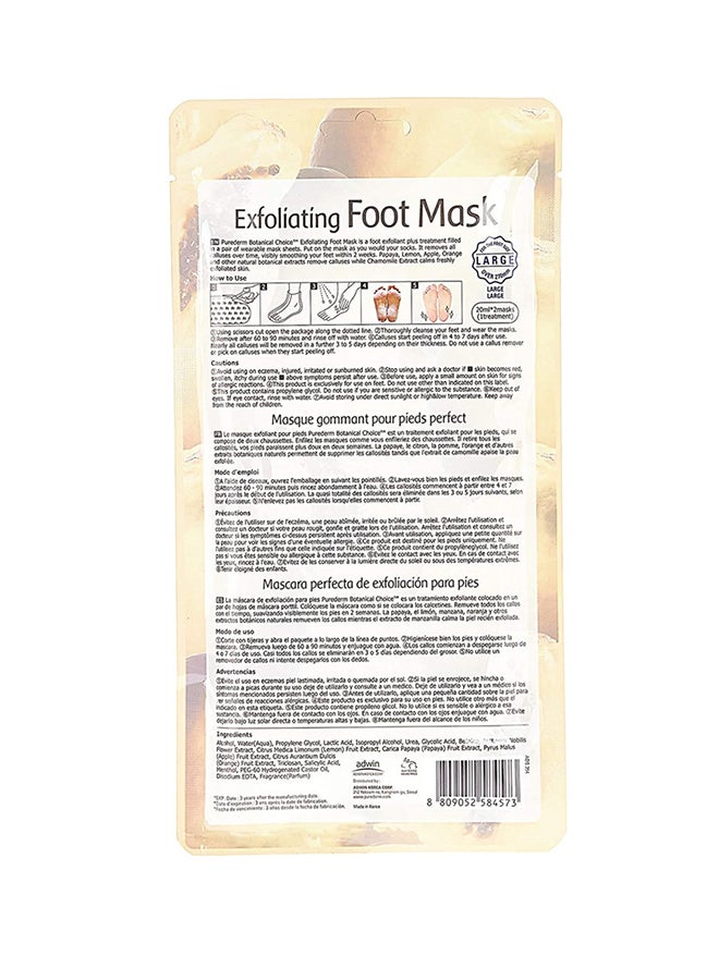 Purederm Exfoliating Foot Mask Papaya 26grams - Image 2
