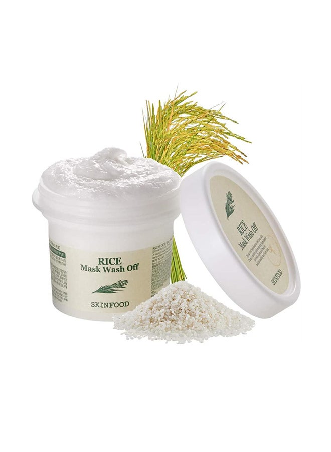 سكين فوود قناع قابل للغسل بخلاصة الأرز 100جرام - Image 1