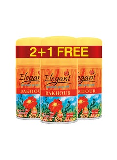 3 Piece Bakhour Automatic Refill Spray Set Orange 300ml
