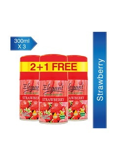 Elegant 3 Piece Strawberry Automatic Refill Spray Set Red 300ml  - Image 2