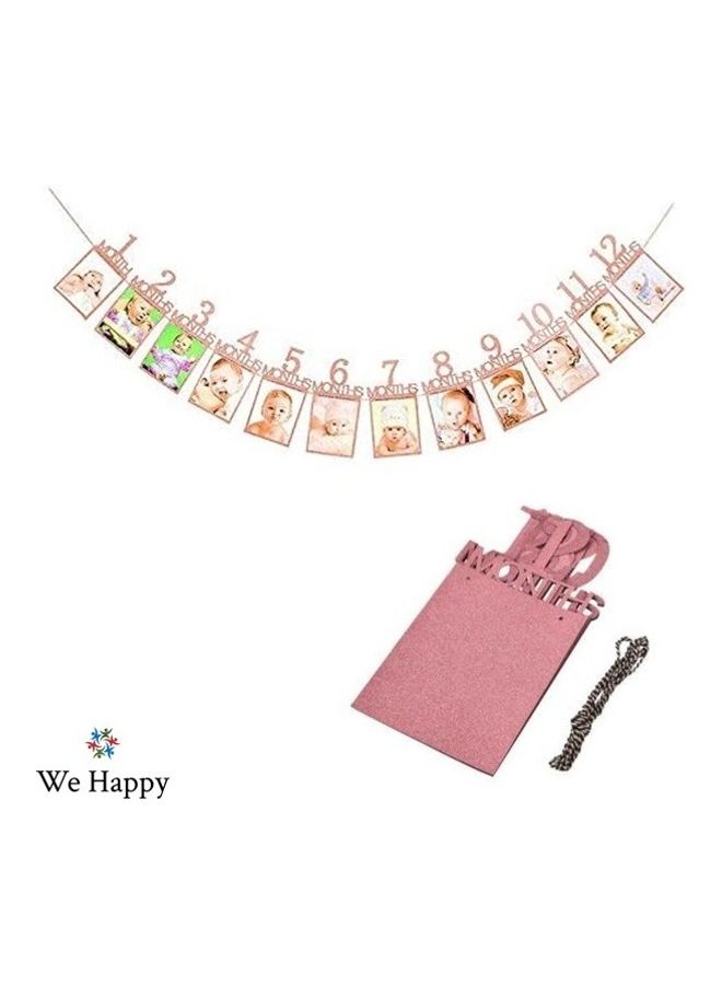 We Happy First Birthday Photo Frame 26 x 13cm  - Image 2