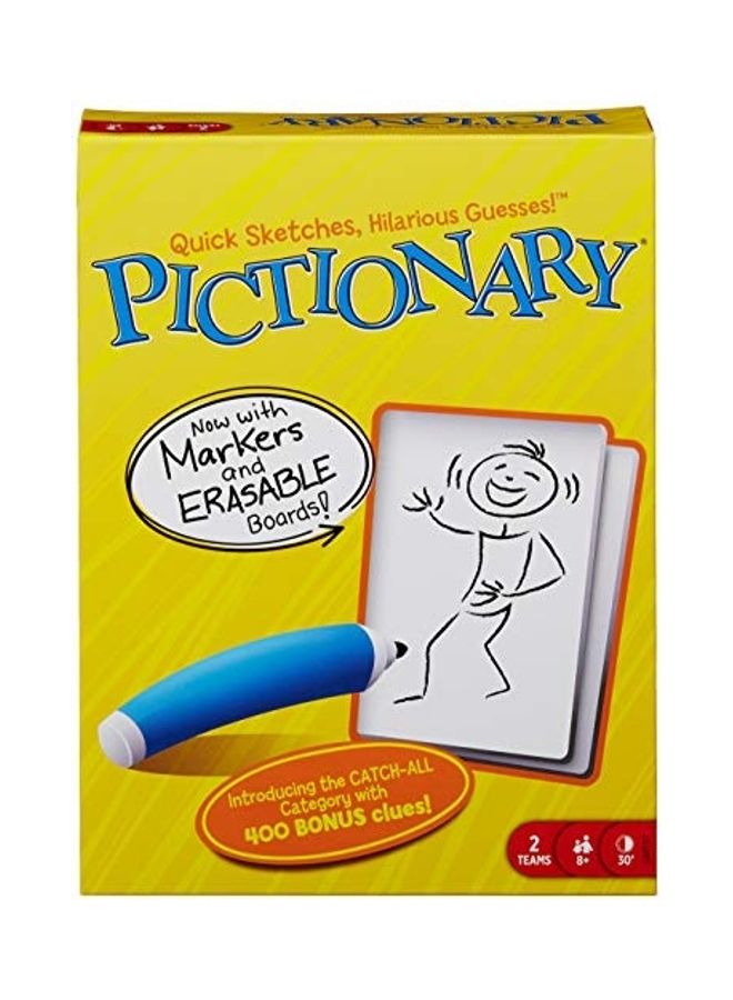 Mattel Games - Pictionary 2x11inch - Image 1
