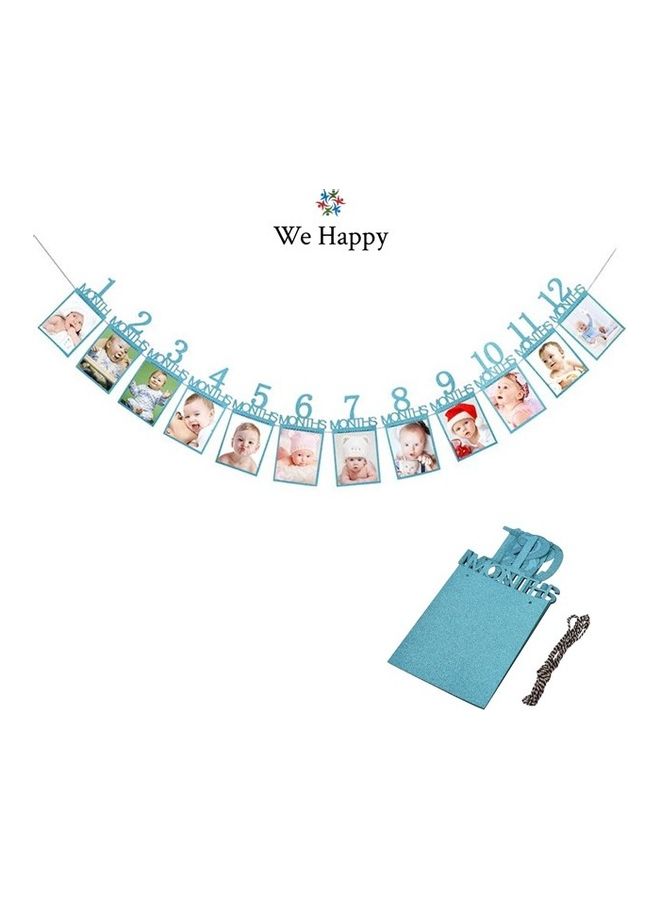 We Happy - First Birthday Photo Frame 26 x 13cm - Image 1