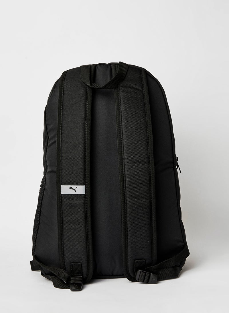 PUMA Phase Zippered Backpack Black/White  - Image 2