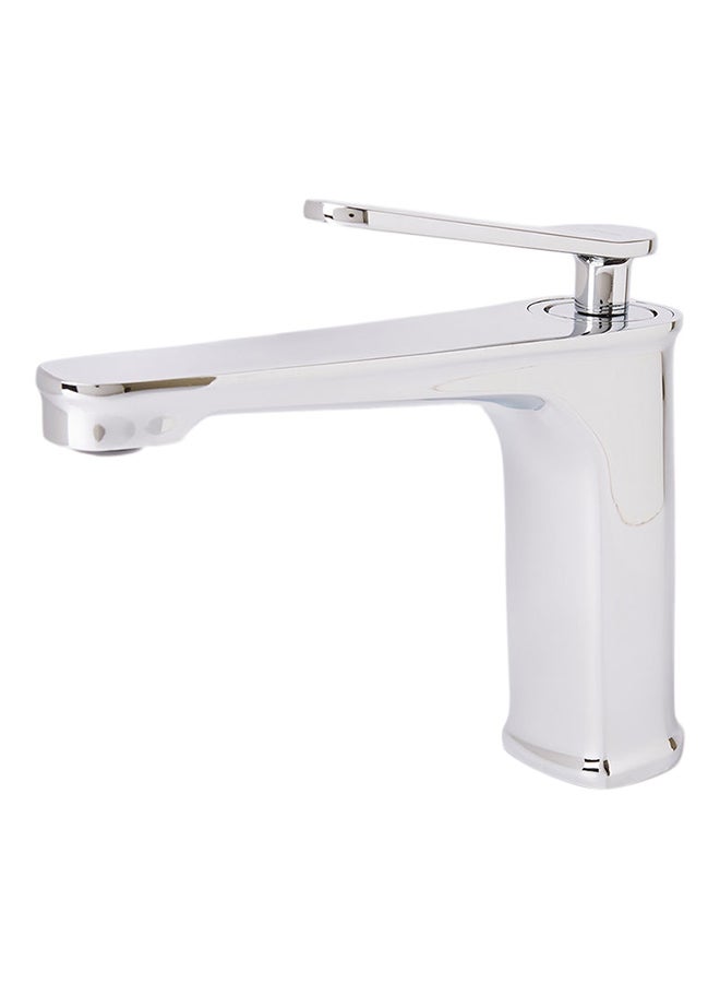 fashionhome Top Lever Wash Basin Mixer Silver 50x180x150mm - Image 2