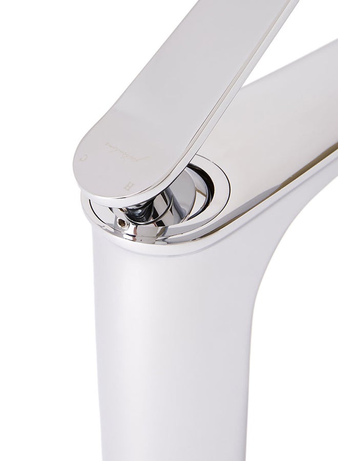 fashionhome Top Lever Wash Basin Mixer Silver 50x180x150mm - Image 4