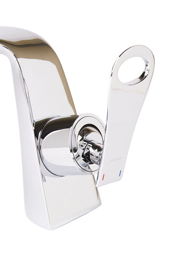 fashionhome Modern Design Single Lever Basin Mixer Silver - Image 4