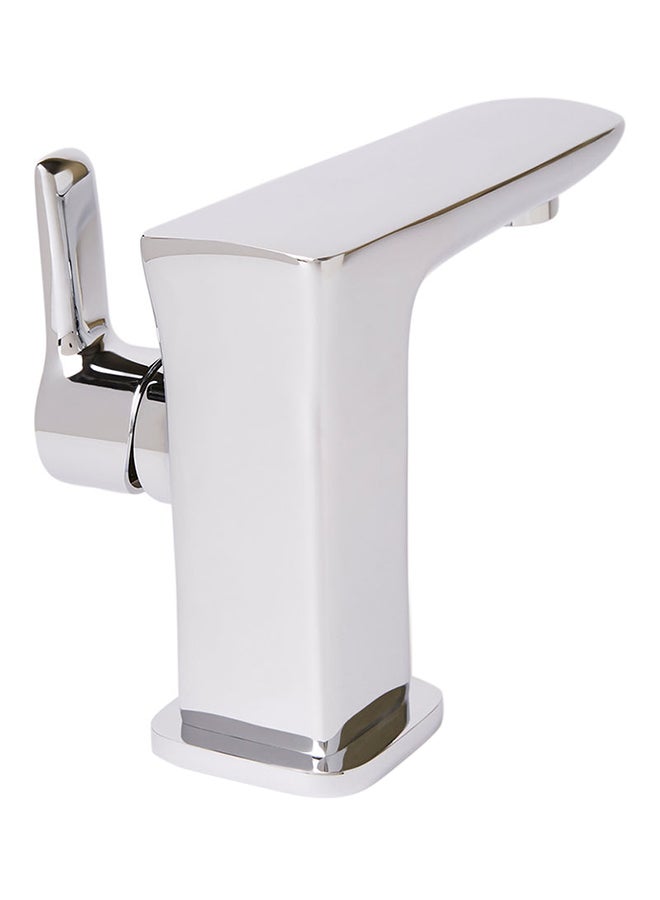 fashionhome Side Rotating Lever Wash Basin Mixer Silver - Image 3