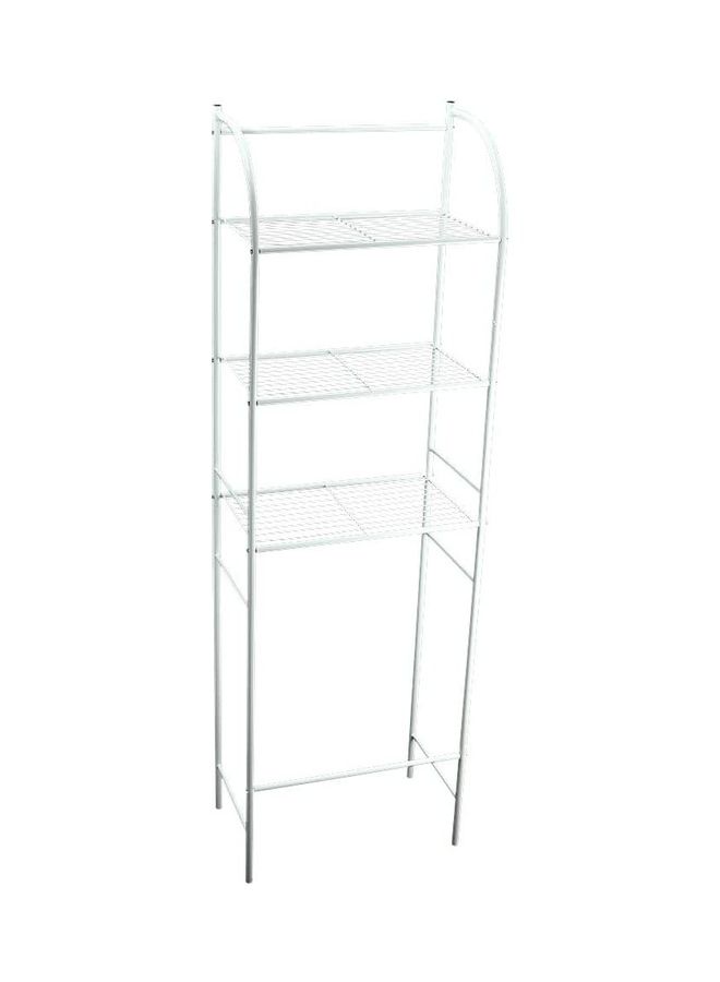 3 Tier Metal Rack Shelving Unit White 31x162x50cm - v1610462427/N43674182A_1