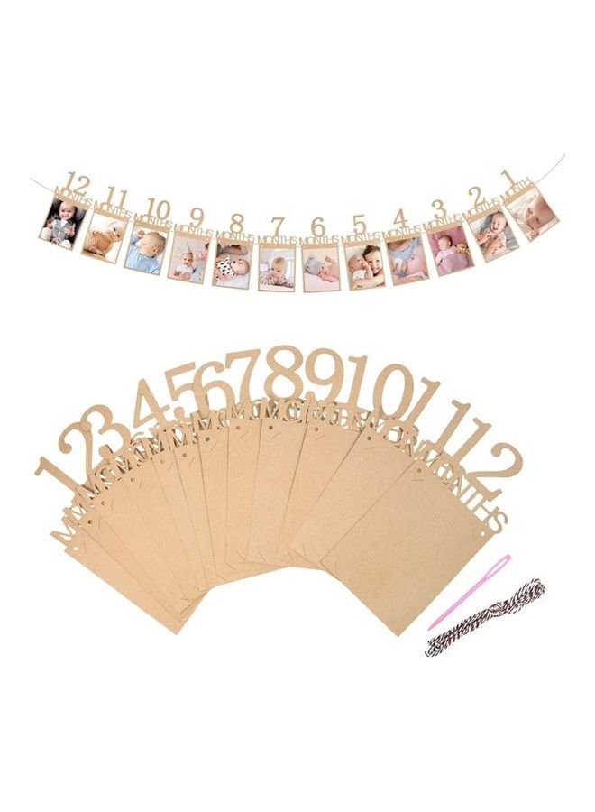 We Happy First Birthday Photo Frame 26 x 13cm - Image 1