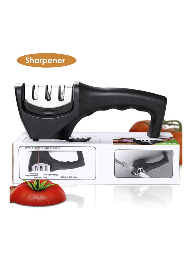 Multifunctional Cutter Sharpener 3 Stages Section Black 0.183kg - Image 4
