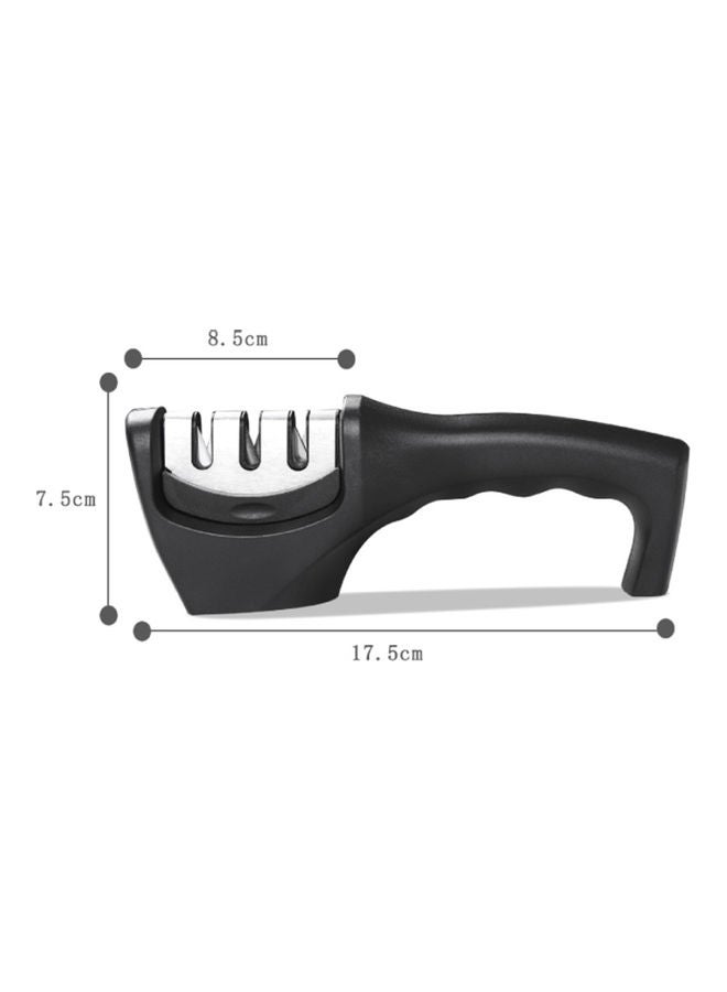 Multifunctional Cutter Sharpener 3 Stages Section Black 0.183kg - Image 5