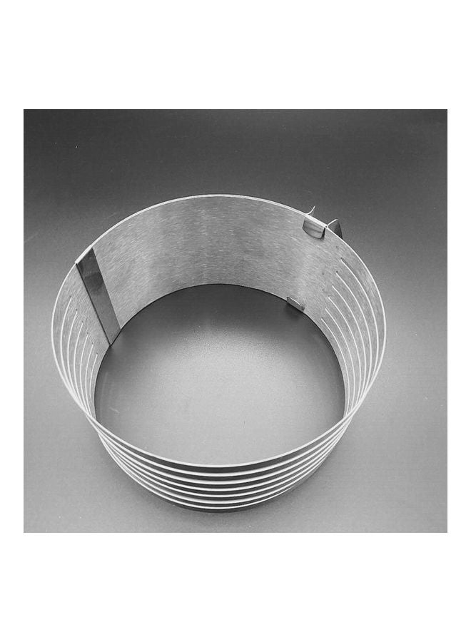 قطاعة كيك من الستانلس ستيل بطبقات قابلة للتعديل مقاس 6-8 بوصات متعدد الألوان - Image 4