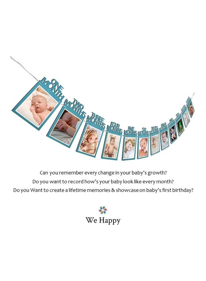 We Happy First Birthday Photo Frame 22 x 13cm  - Image 2