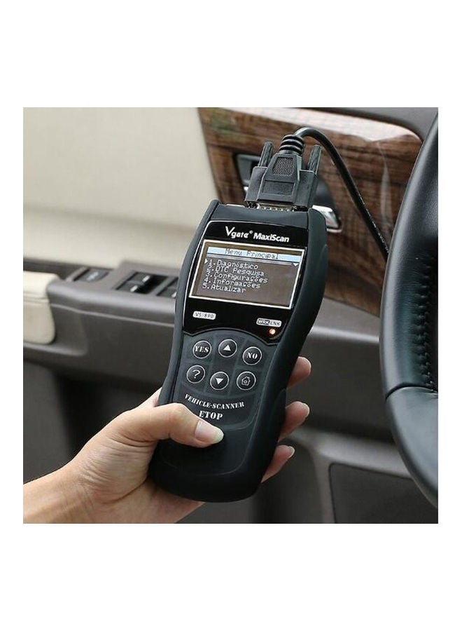 Generic - Auto Diagnostic Code Scanner Black 6.7 x 4 x 4cm - Image 1