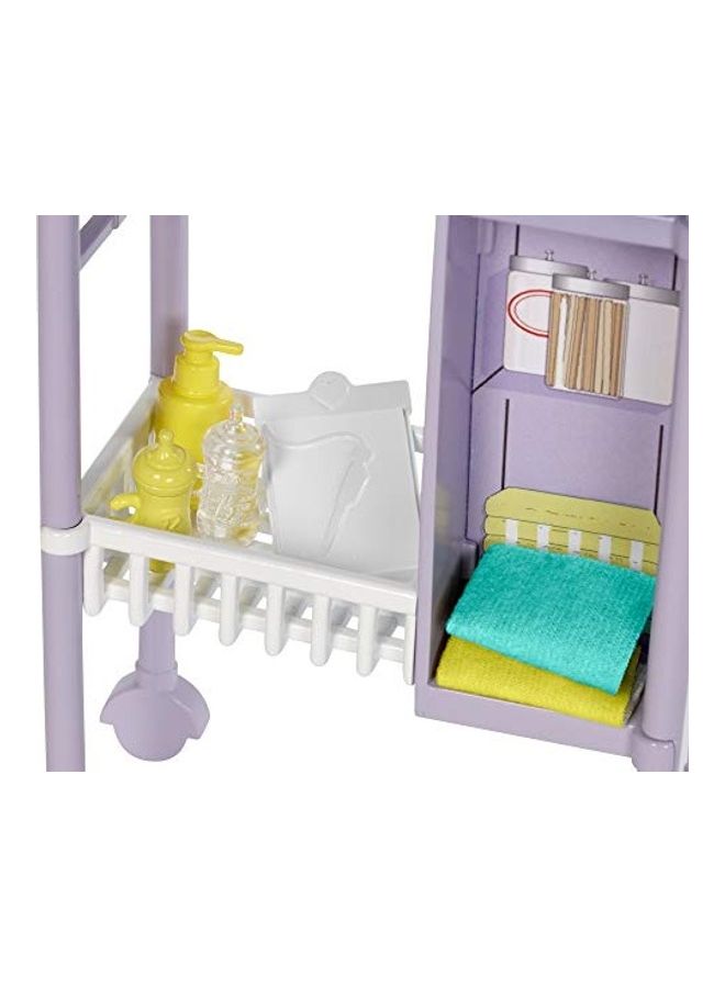 Barbie Baby Doctor Playset With Brunette Doll 2x13inch  - Image 3