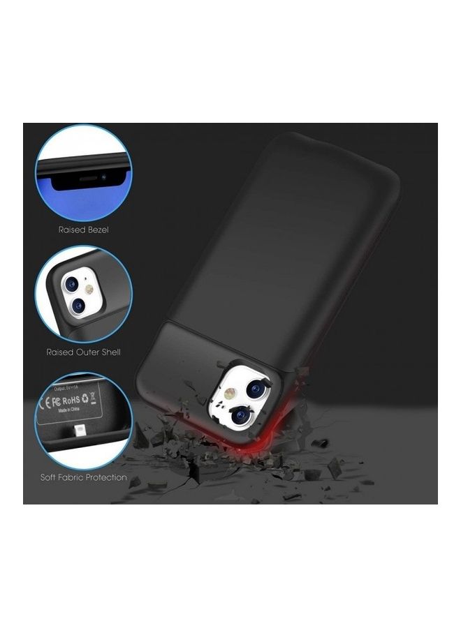 Protective Battery Case Cover For Apple iPhone 12 4500mAh Black - Image 5
