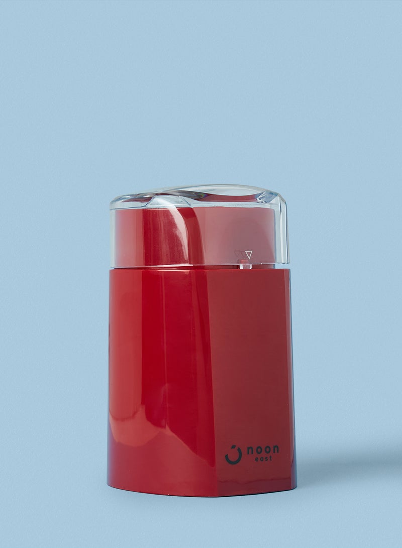 Noon East Portable Electric Coffee Grinder - 150 W 30 Grams Red For Espresso Coffee Grinding 150 W GC9403 Red - Image 4