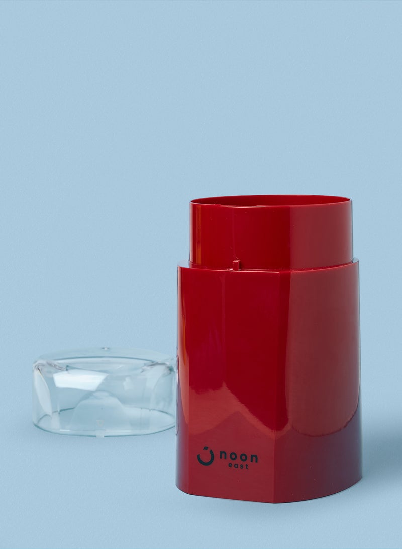 Noon East Portable Electric Coffee Grinder - 150 W 30 Grams Red For Espresso Coffee Grinding 150 W GC9403 Red - Image 5
