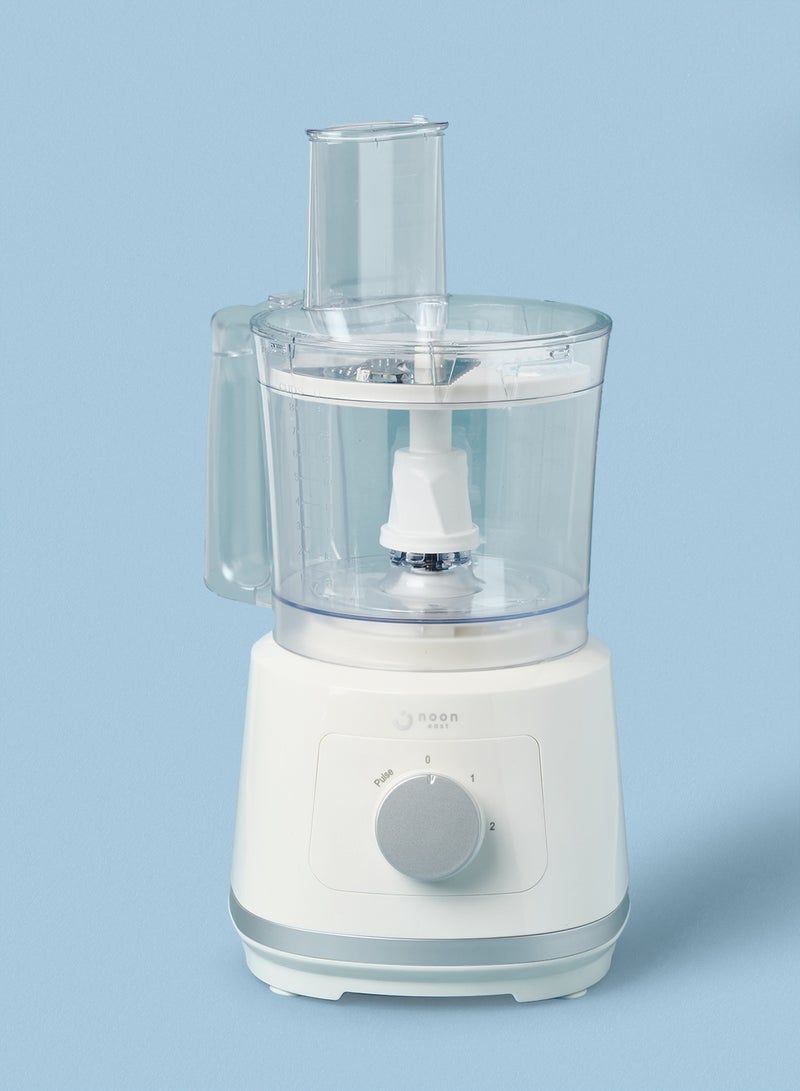 ايست من نون - خلاط ومحضر طعام - سعة 1.5 لتر وقدرة 800 وات، أبيض حليبي/ شفاف 1.5 L 800.0 W FP9076 أبيض ميلك/ شفاف - Image 1
