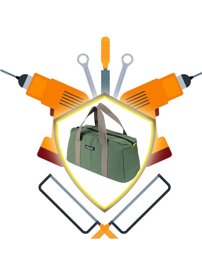 PENGGONG Multifunctional Portable Tool Bag 18 Inch Army Green Army green 46 x 3 x 24cm - Image 3