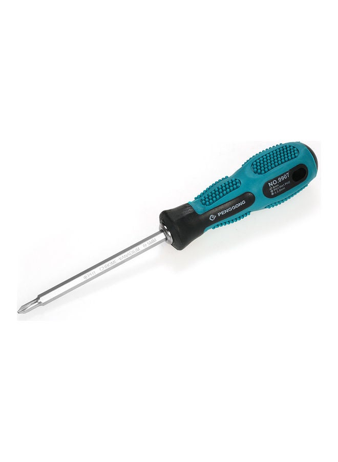 4 Piece Multifunctional Insulated Screwdrivers Set With Magnetic Two Way Slotted multicolour 19.5 x 3.5 x 9.6cm