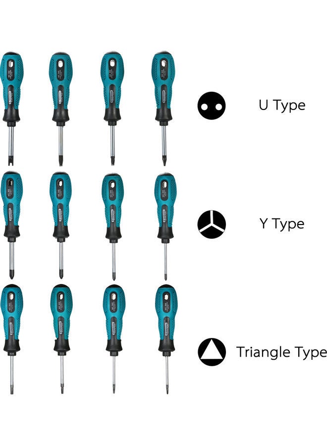 PENGGONG - 4 Piece Precision Screwdriver Set multicolour 21 x 3 x 11cm - Image 1