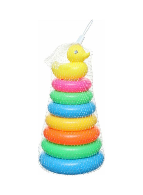 7-Piece Small Ring Stacking Toy With Duck