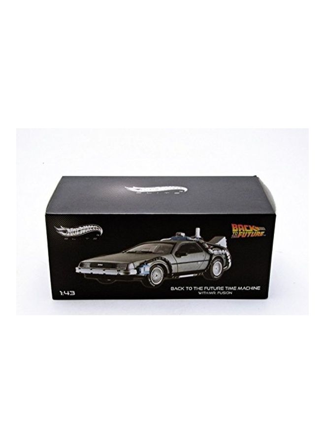 ماتيل جيمز - مجسم سيارة آلة الزمن BCK08 ديلوريان DMC-12 من سلسلة أفلام Back to The Future مع مستر فيوجن 3 x 6بوصة - Image 1