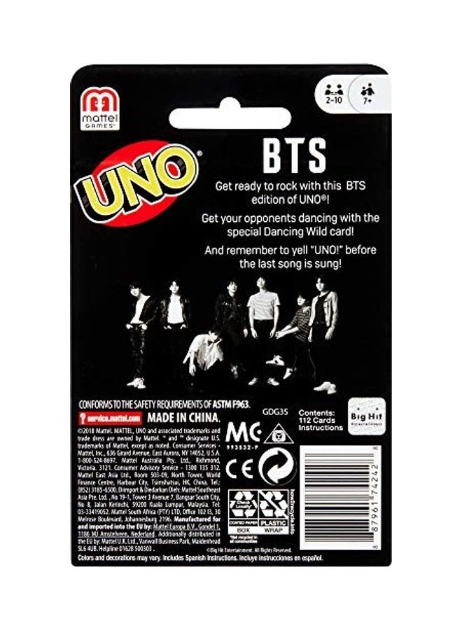 BTS UNO Card 1x5inch  - Image 2