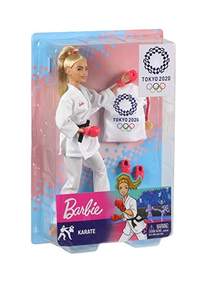 Olympic Games Tokyo Karate Doll with Uniform 3 x 13inch - v1610477145/N43672059A_3