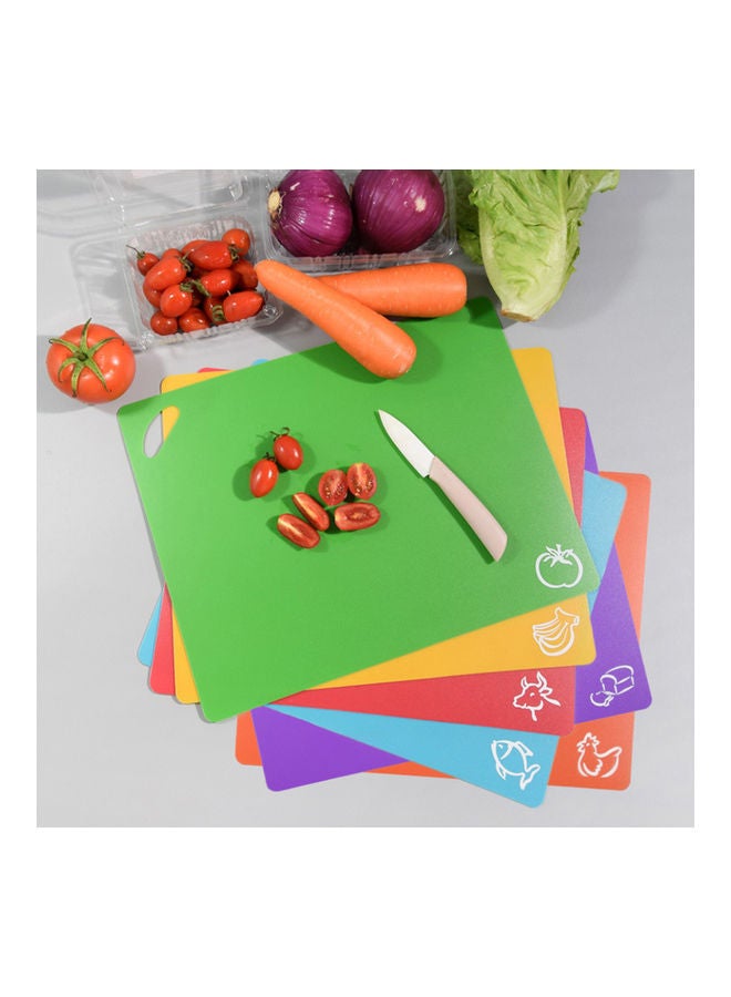 Flexible Cutting Board Set Of Four Multicolour 0.34kg - Image 5