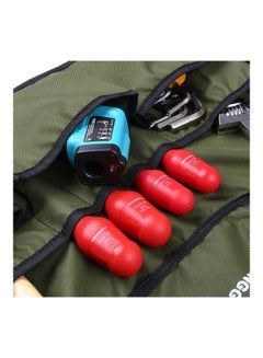 PENGGONG Waterproof Canvas Gardening Tool Apron Tools Bag with Pockets Dark green 22 x 4 x 16cm  - Image 5