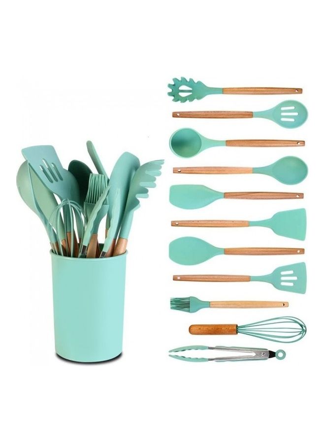 11-Pieces Kitchen Utensil Set Blue 25cm  - Image 2