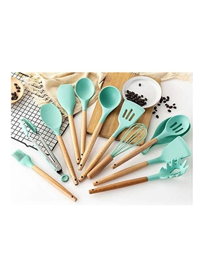 11-Pieces Kitchen Utensil Set Blue 25cm  - Image 3