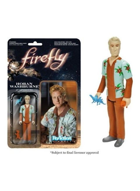 Firefly Hoban Washburne Reaction Figure With 2 Dinosaur Toy