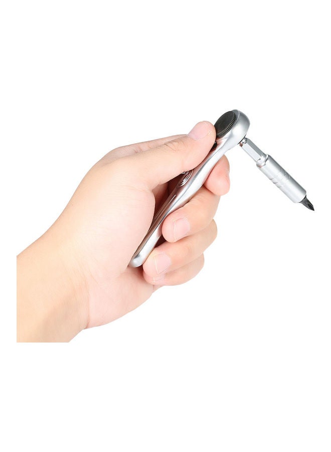 PENGGONG - 12 Piece Mini Ratcheting Screwdriver Bits Set With 1/4 Inch Drive multicolour 12 x 2 x 8cm - Image 1