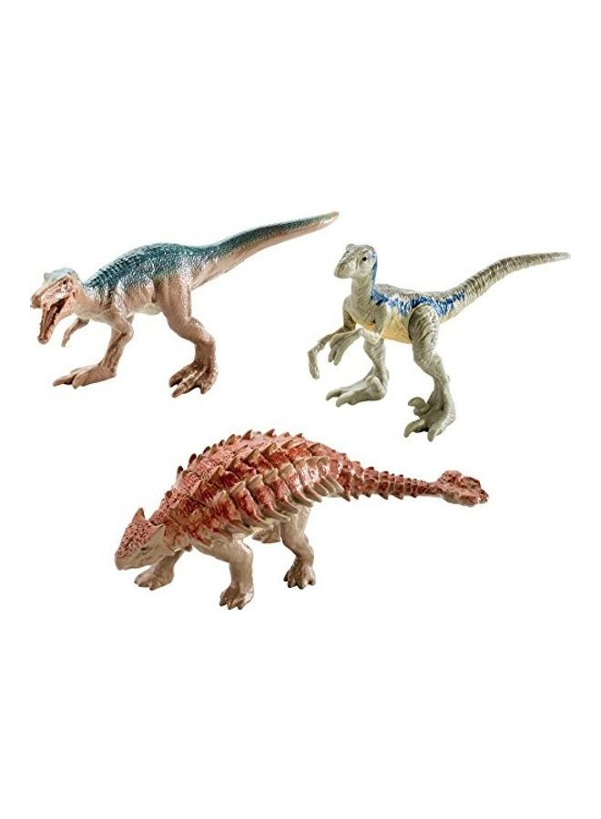 Jurassic World Toys - Pack Of 4 Jurassic World Mini Dino 1x8inch - Image 1