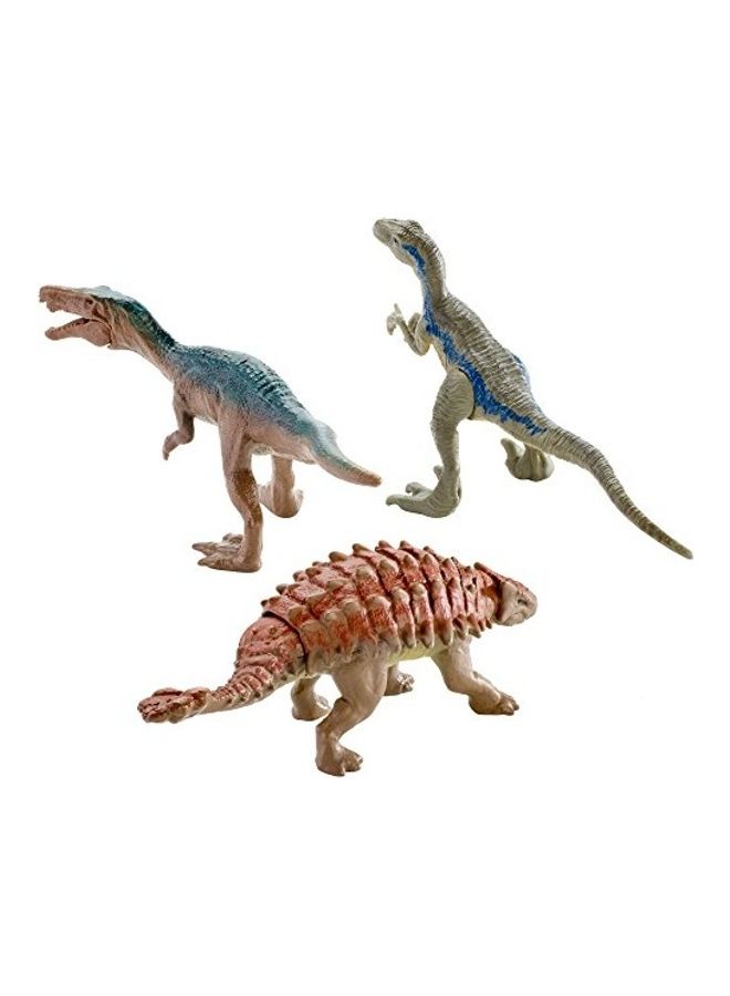 Jurassic World Toys - Pack Of 4 Jurassic World Mini Dino 1x8inch - Image 1