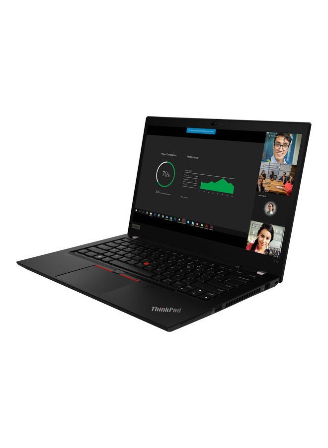 Lenovo - ThinkPad T14 Laptop With 14-Inch Display, Intel Core i7-10510U Processor/Windows 10 Pro/8GB RAM/512GB SSD/2GB NVIDIA GeForce MX330 English/Arabic Black - Image 1