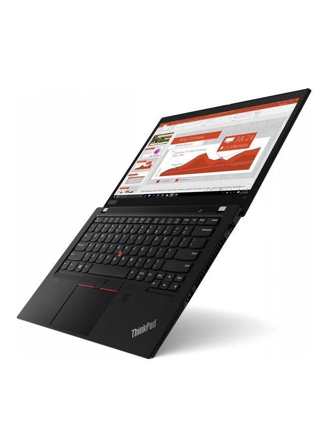 Lenovo - ThinkPad T14 Laptop With 14-Inch Display, Intel Core i7-10510U Processor/Windows 10 Pro/8GB RAM/512GB SSD/2GB NVIDIA GeForce MX330 English/Arabic Black - Image 1