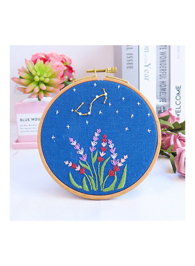 بيوينتي مجموعة تطريز يدوية بتصميم كواكب أزرق