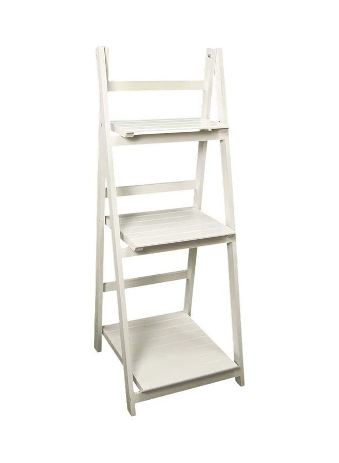 ياتاي رف منظم للحمام متعدد الأغراض مكون من 3 طبقات أبيض 42 x 114 x 39سم - Image 1