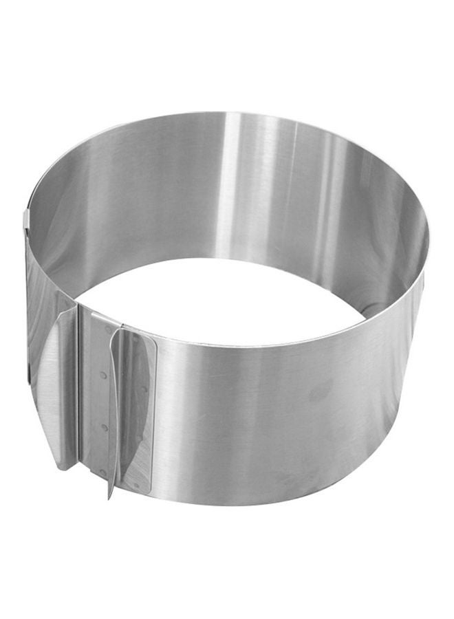 Retractable Stainless Steel Cake Ring silver 0.302kg  - Image 2