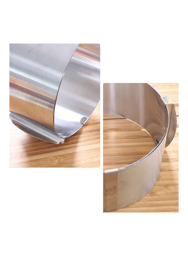 Retractable Stainless Steel Cake Ring silver 0.302kg  - Image 5